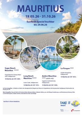 Mauritius Sonderangebote Sommer 