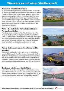 Ideen für Städtereisen